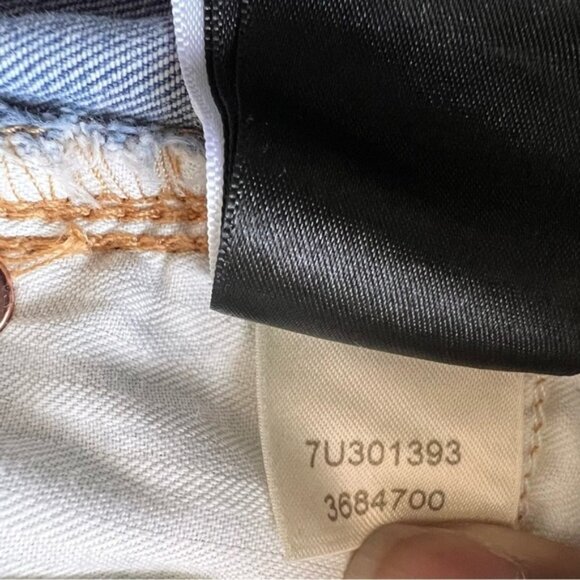 for all mankind Kimmie jeans  straight leg 27 strechy sexy mid rise medium - Picture 13 of 15